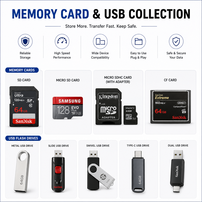 Memory Card And USB