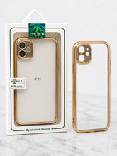 iPhone Transparent Color Border Case