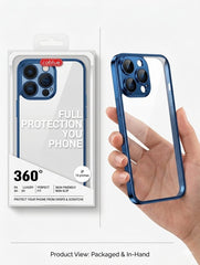 Co Blue Transparent iPhone PC Cover