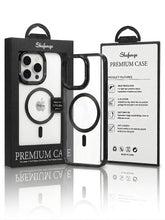 Shefange Transparent with Multi Color Borders iPhone Cover