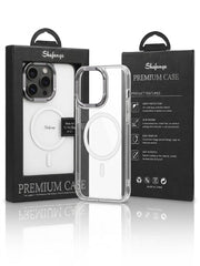 Shefange Transparent with Multi Color Borders iPhone Cover