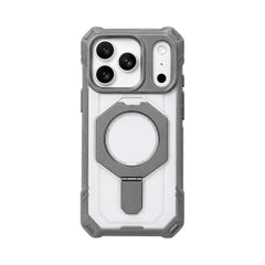 OBtech Kehumei rugged armor case for iPhone 18 Pro Max in black and clear with integrated kickstand and camera guard