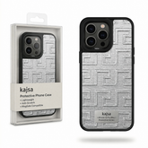 Silver Stylish Design iPhone 15 pro max Covers
