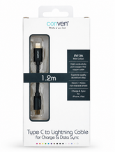 Conven Type-C to Lightening 1.2m Cable For Change And Data Sync