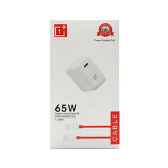 One Plus Original 65w Charger with Cable