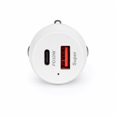 ZD-C207 is a Dual-Port Fast Car Charger