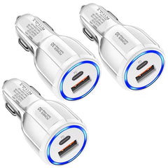 Original 20W PD/QC 3.0 Fast Flash 3.IA Car Charger