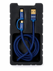 Conven Type-C 3 in1 Cable for Charge & Data Sync