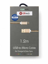 Conven USB to Micro Cable for Charge & Data Sync