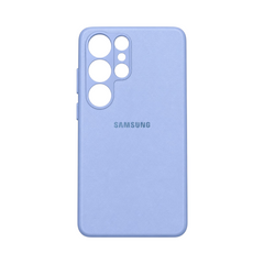 OBtech light purple liquid silicone protective cover for Samsung Galaxy S22 Ultra with smooth matte finish
