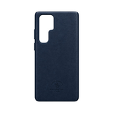 OBtech Santa Barbara Polo & Racquet Club navy blue leather protective case for Samsung Galaxy S22 Ultra