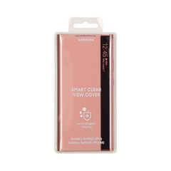 OBtech Samsung Galaxy Note 20 Ultra Smart Clear View Cover in mystic bronze with antimicrobial coating in packaging