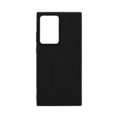OBtech LIKGUS black leather-style protective case for Samsung Galaxy Note 20 Ultra with precise camera cutout