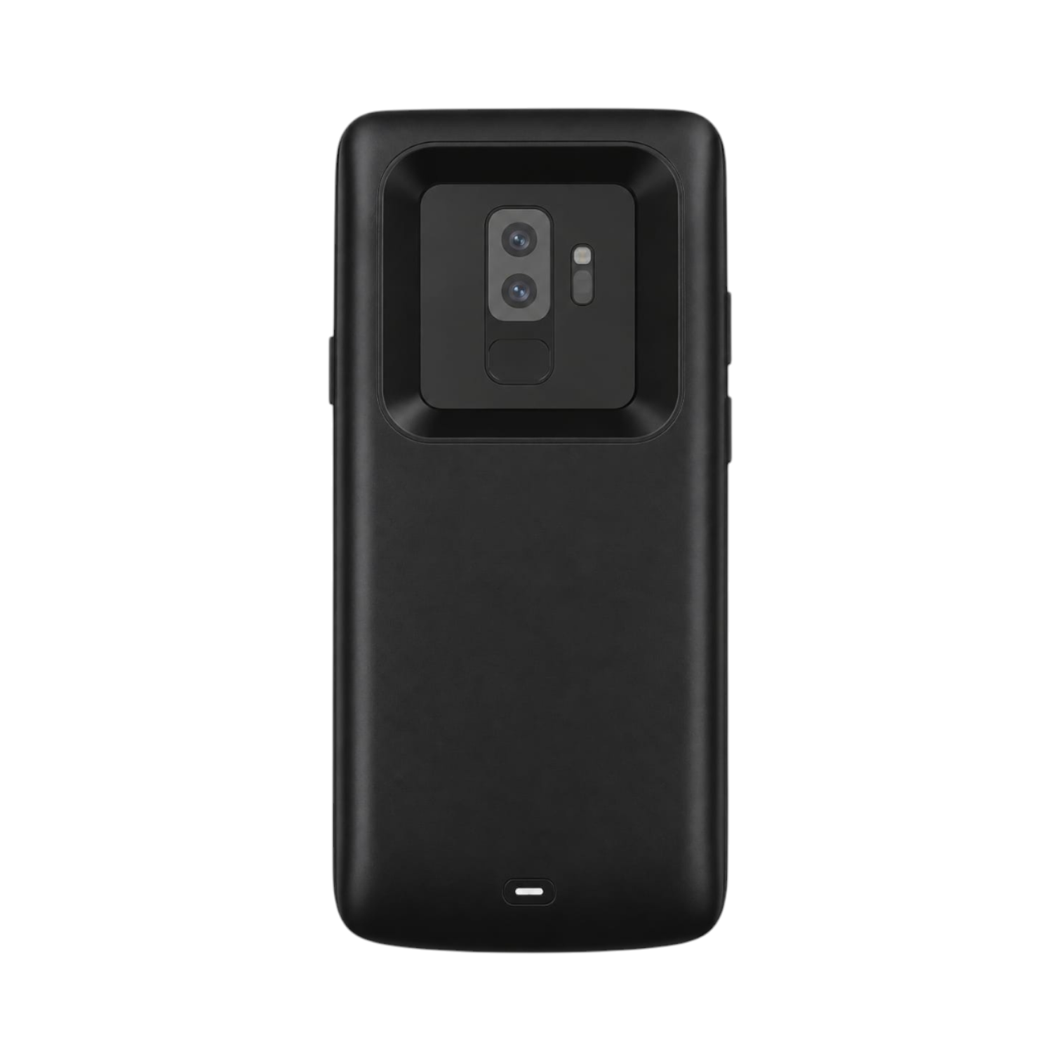 OBtech G-CASE Fashion battery shell for Samsung Galaxy S8+ in matte black with LED indicator and camera cutout