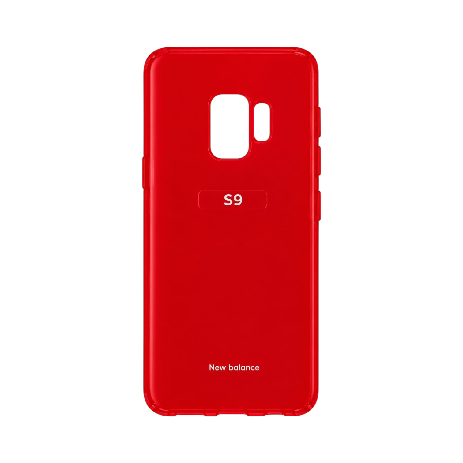 OBtech red silicone protective case for Samsung Galaxy S9 with smooth matte finish and precise camera cutouts