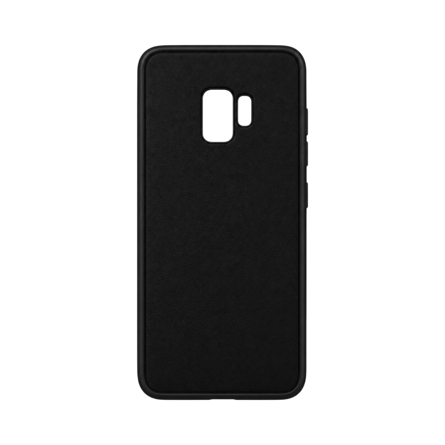 OBtech ANIHCL FOAM black leather protective case for Samsung Galaxy S9 with shock-absorbing foam core