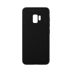 OBtech ANIHCL FOAM black leather protective case for Samsung Galaxy S9 with shock-absorbing foam core