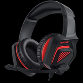 Mpow EG11 Gaming Headsets featuring a red and black color scheme.