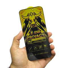 KING BULLS ESD Anti Dust Tempered Glass
