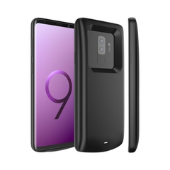 OBtech G-CASE black battery charging shell for Samsung Galaxy S8 Plus with slim design and LED power indicator