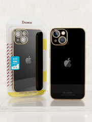 iPhone 13 case with golden borders