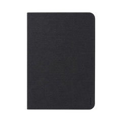 OBtech EUORO book-style protective case for iPad 11 Pro in a sleek black textured finish with a minimalist design.