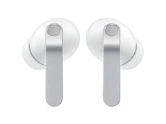 OBtech Galaxy Buds4 Pro wireless earbuds featuring a white ergonomic design with a metallic blade accent.