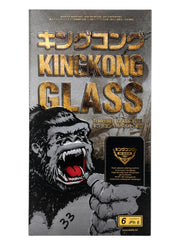 OBtech King Kong tempered glass screen protector packaging for iPhone 6 with gorilla graphic and 9H hardness label