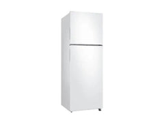 OBtech Samsung 304L top mounted freezer refrigerator in white with SpaceMax technology and modern minimalist design
