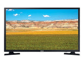 OBtech Samsung 32 inch T5300 HD flat smart TV with a slim black frame displaying a scenic landscape image.