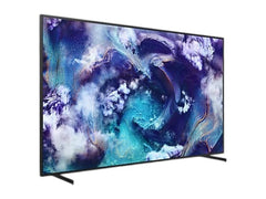 OBtech Samsung 75-inch Neo QLED 8K Smart TV with ultra-slim bezel and vibrant abstract screen display