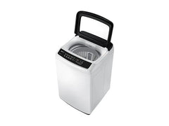 OBtech Samsung 8kg top-load washing machine with digital inverter technology and a soft-closing glass lid