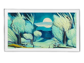 OBtech Samsung 65 inch The Frame 4K QLED smart TV displaying a moonlit landscape painting in Art Mode
