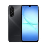 OBtech Samsung Galaxy A17 smartphone in dark grey with a 6.7-inch Super AMOLED display and triple camera system.