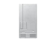OBtech Samsung 655L side-by-side refrigerator back panel showing the metallic cooling unit and ventilation grid