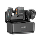 OBtech Ven-Dens VD-MIC028 dual wireless microphone system with charging case for professional audio recording