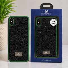 iPhone XS Max black color glitter cover