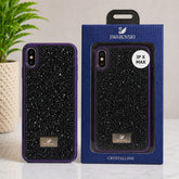 iPhone XS Max black color glitter cover
