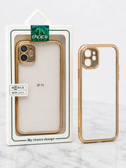 iPhone Transparent Color Border Case