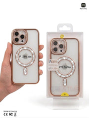 iPhone 12 pro max Glitter Transparent Case
