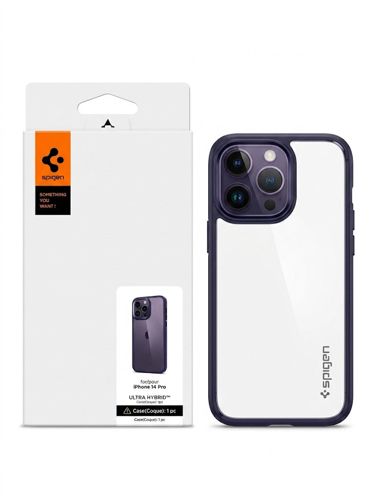 Spigen Transparent Cover with Multi Color Border Case