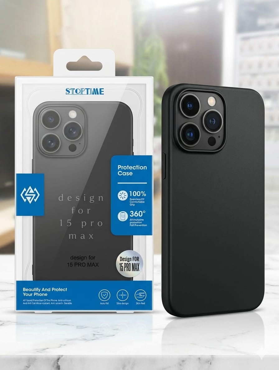 Stop time Semi Transparent iPhone Cover