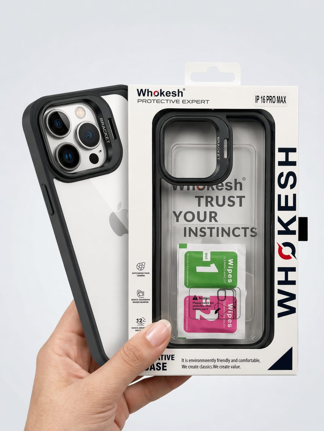Whokesh Transparent PC iPhone Covers