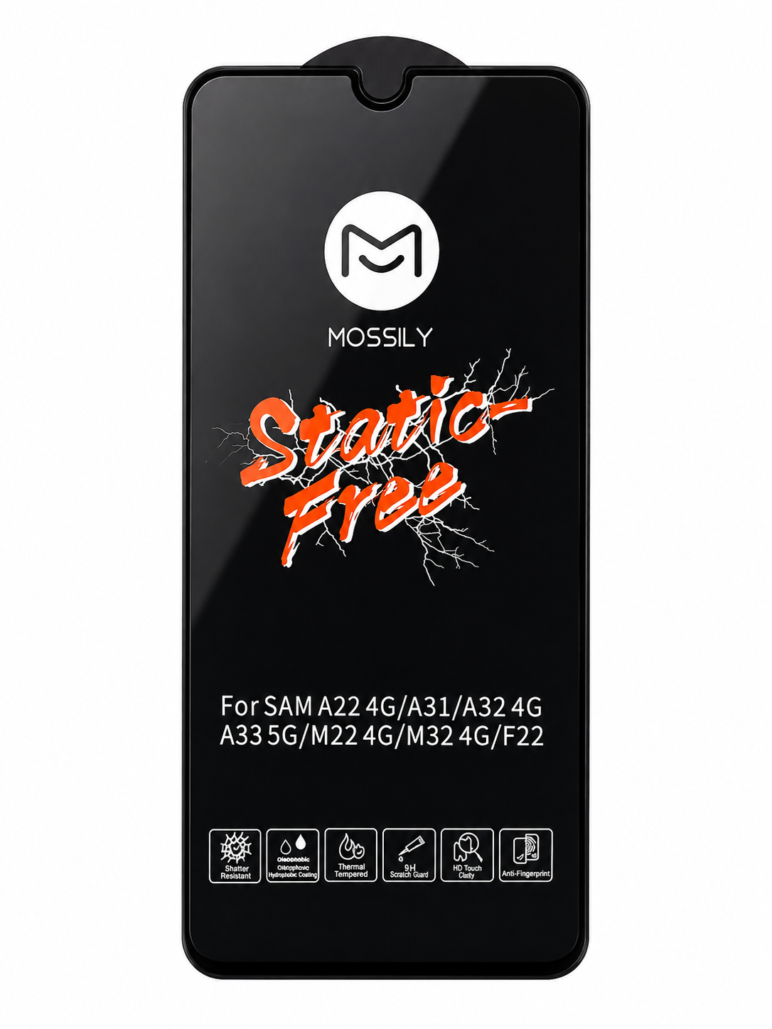 Mossily Static Free Tempered Glass