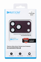 KUZOOM Titanium Alloy Armor  for iPhone 17, 18 Pro Max Camera Lens Protector