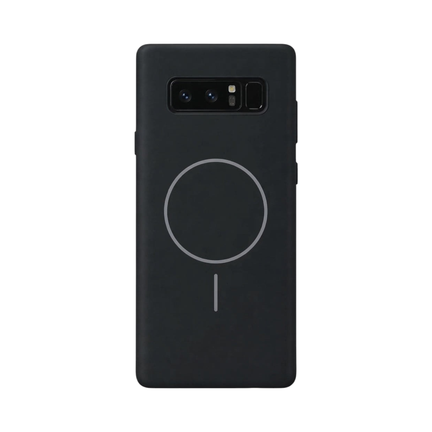 OBtech Case Bazaar matte black rubber phone case for Samsung Galaxy S10 Lite with magnetic charging ring