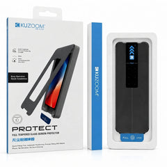 Kuzoom iPhone 15, 16, 17 pro max Full Tempered Glass Screen Protector