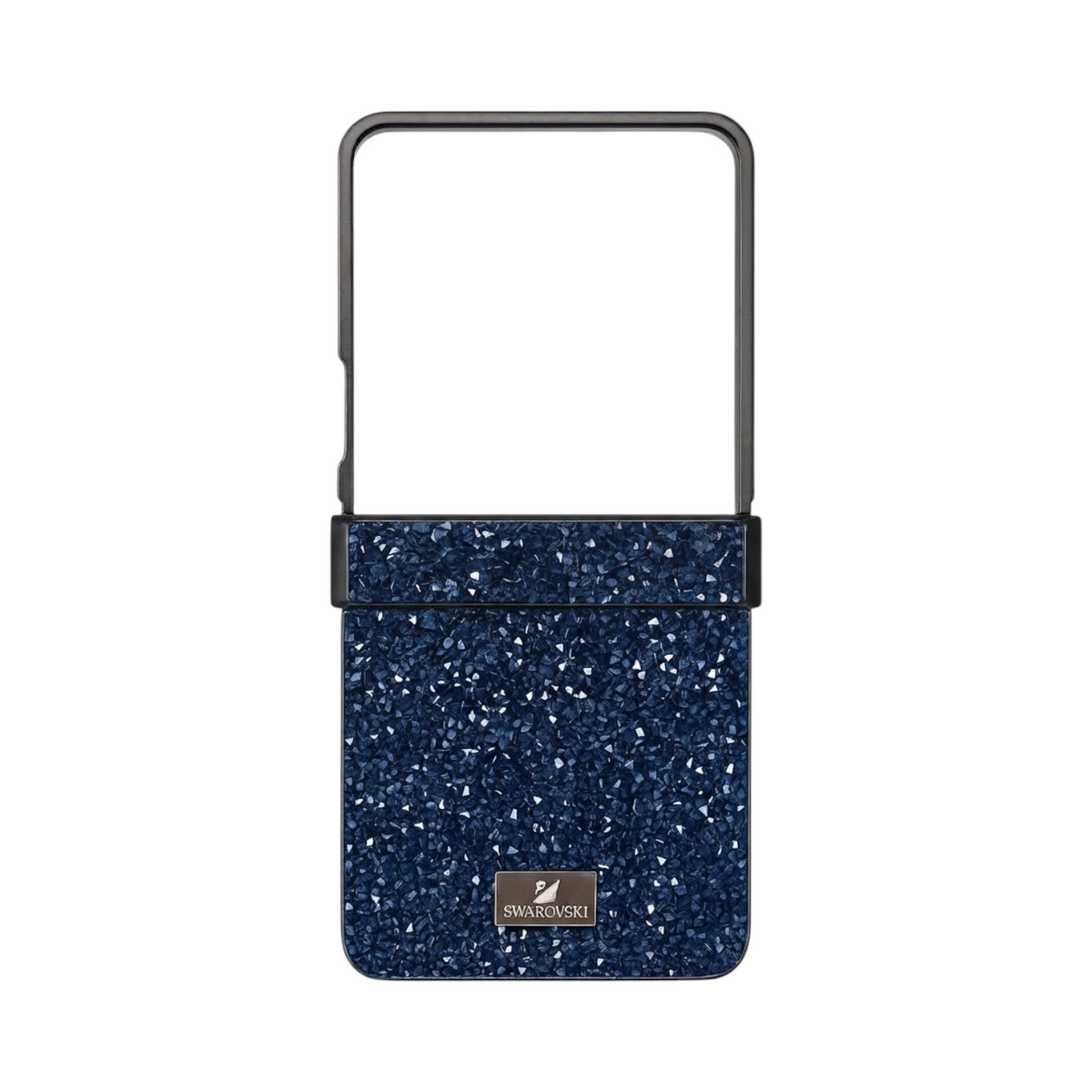OBtech Swarovski Crystalline Samsung Galaxy Z Flip 7 cover in deep blue with shimmering crystal embellishments