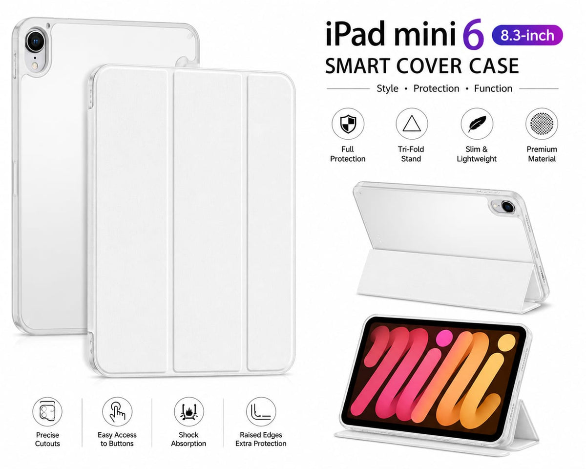iPad Mini 6 lFap Book Style Cover