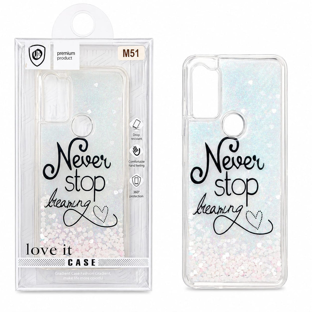 Samsung M51 Glitter Case